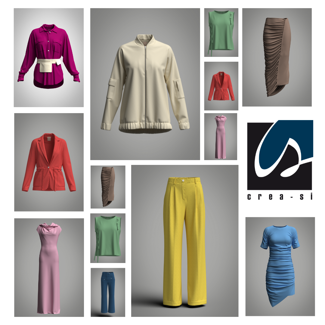 Work with Crea-Si: A Journey Through Various Types of Clothing